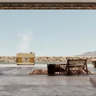 Cozinha de exterior 141x70x93 cm em teca maciça e alumínio - Stilosa Viadurini