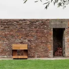 Cozinha de exterior 96x70x93 cm em teca maciça e alumínio - Refined Viadurini