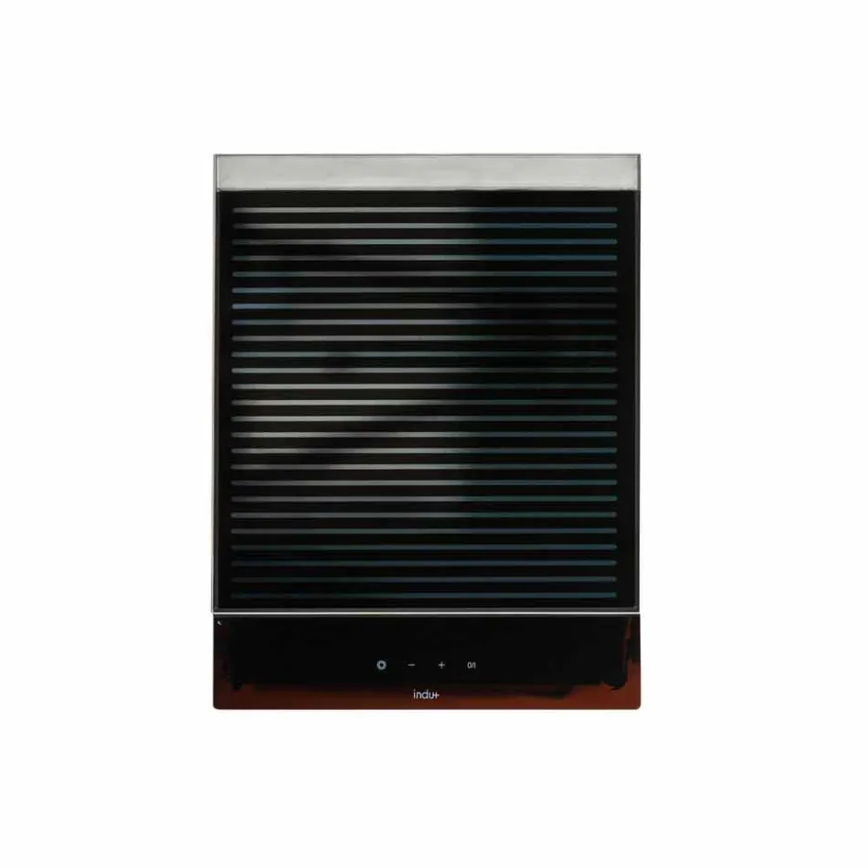 Cozinha ao ar livre moderna com rodas de madeira e aço - Buoncalliope Viadurini