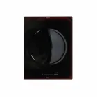 Cozinha moderna sobre rodas para jardim ao ar livre em madeira e aço - Calliope Viadurini