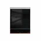 Cozinha moderna sobre rodas para jardim ao ar livre em madeira e aço - Calliope Viadurini