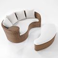 Garden Daybad em Polyrattan Fiber 2 Elements - Mulher