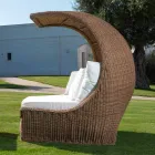 Design de sofá-cama em vime sintético tecido luxuoso - Yves Viadurini