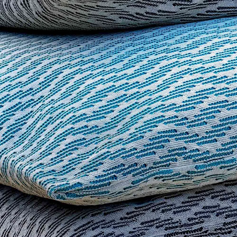 Espreguiçadeira dupla externa de design luxuoso fabricada na Itália - Emanuela Viadurini