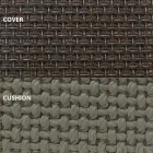 Espreguiçadeira de jardim de design redondo luxuoso com guarda-sol - Ulm Moon by Vondom Viadurini