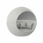 Espreguiçadeira de jardim de design redondo luxuoso com guarda-sol - Ulm Moon by Vondom Viadurini