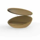 Espreguiçadeira de design moderno Ulm by Vondom, em resina de polietileno Viadurini