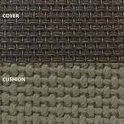 Sofá-cama externo em alumínio e tecido de design luxuoso - Frame Vineyard by Vondom Viadurini