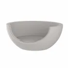 Sofá-cama para exterior luxuoso com design circular em polietileno - Ulm Moon by Vondom Viadurini