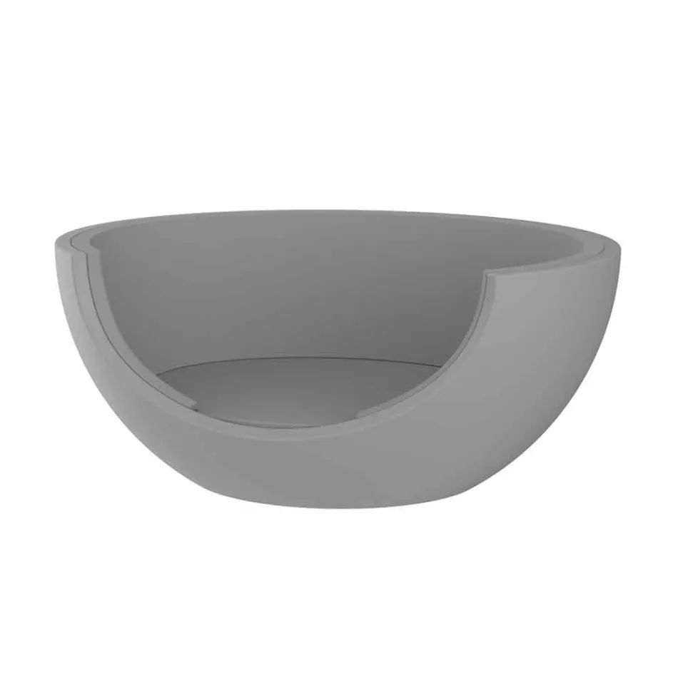 Sofá-cama para exterior luxuoso com design circular em polietileno - Ulm Moon by Vondom Viadurini