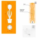 Decoração Brilhante para Interiores de Design Moderno - Tulip por Myyour Viadurini
