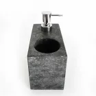 Distribuidor de sabão líquido com vidro de mármore feito na Itália - Clik Viadurini