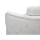 Sofá 2 Lugares Estofado em Veludo com Pés de Ferro - Annetta Viadurini