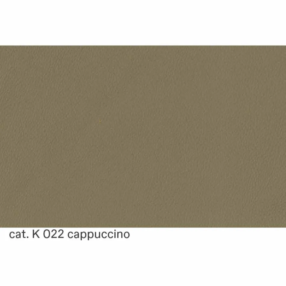 Sofá 2 Lugares Acolchoado e Estofado em Couro Fine Made in Italy - Centauro Viadurini