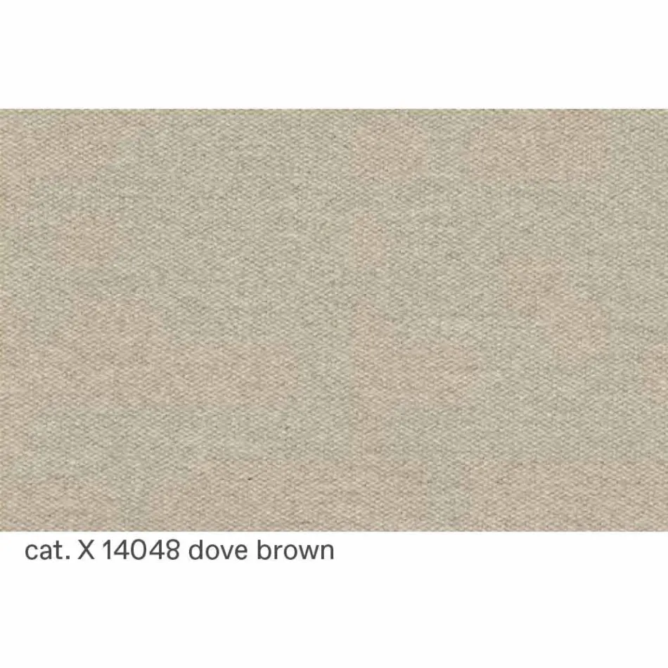 Sofá 2 lugares de algodão com cubos laterais em Mdf Made in Italy - Damasco Viadurini