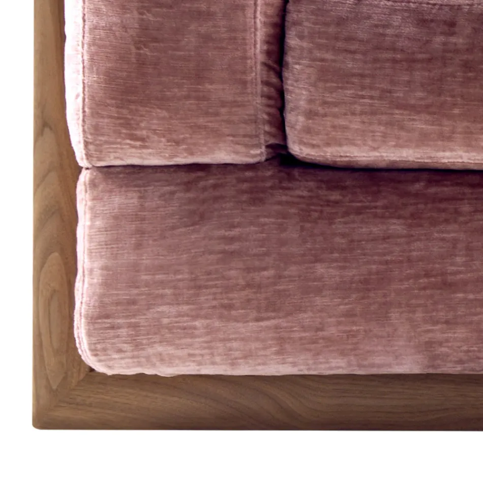 Sofá de design 3 lugares estofado Grilli York 100% made in Italy Viadurini