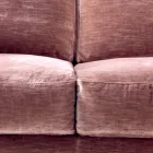 Sofá de design 3 lugares estofado Grilli York 100% made in Italy Viadurini