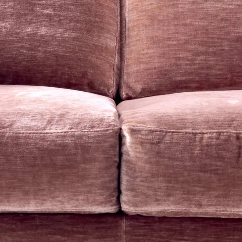 Sofá de design 3 lugares estofado Grilli York 100% made in Italy Viadurini