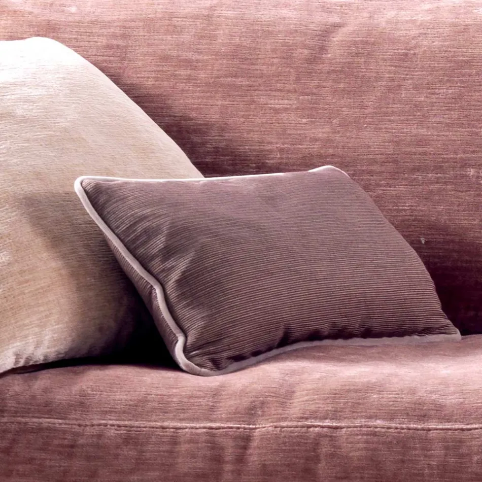 Sofá de design 3 lugares estofado Grilli York 100% made in Italy Viadurini