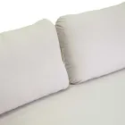 Sofá com Poltronas e Mesa de Centro em Alumínio Branco para o Jardim - Tenda Viadurini