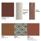 Sofá ao ar livre de 3 lugares com almofadas feito na Itália - Emmacross por Varaschin Viadurini