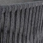 Sofá Exterior de Alumínio e Corda com Almofadas de Tecido, Homemotion - Shama Viadurini