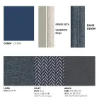 Sofá ao ar livre com travesseiros incluídos fabricado na Itália - Emmacross por Varaschin Viadurini