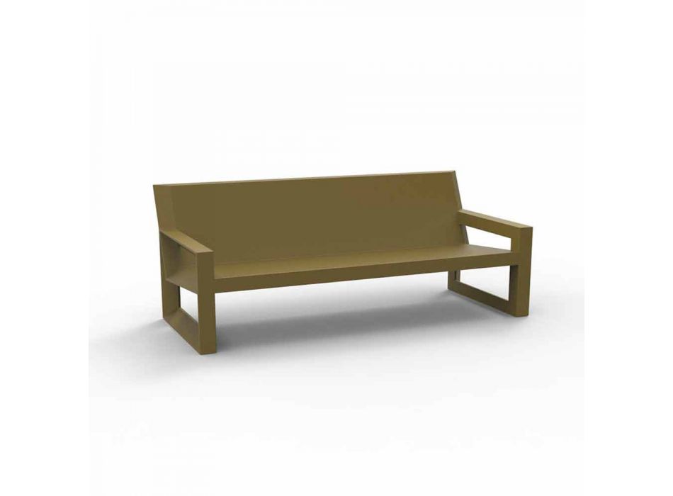 Frame by Vondom sofá ao ar livre, em resina de polietileno, design Viadurini