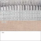 Tecido estofado para sofá ao ar livre empilhável de dois lugares - inteligente por Varaschin Viadurini