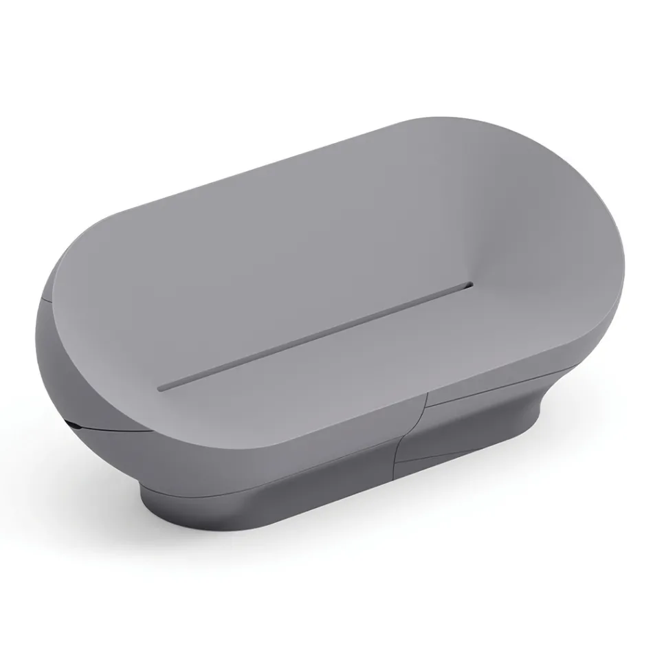 Sofá de exterior em polietileno disponível em várias cores - Toalha Viadurini