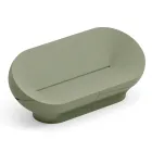 Sofá de exterior em polietileno disponível em várias cores - Toalha Viadurini