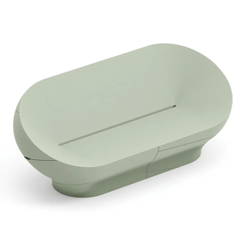 Sofá de exterior em polietileno disponível em várias cores - Toalha Viadurini