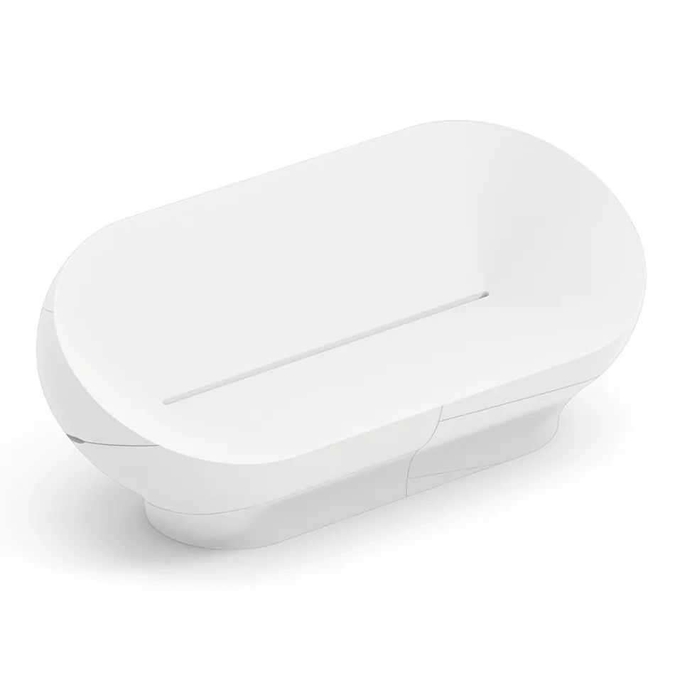 Sofá de exterior em polietileno disponível em várias cores - Toalha Viadurini