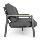 Sofá Exterior em Tecido com Estrutura em Alumínio, Homemotion - Cara Viadurini