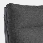 Sofá Exterior em Tecido e Alumínio com Encosto Reclinável - Nathy Viadurini