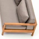 Sofá moderno ao ar livre Varaschin Bali com almofadas acolchoadas Viadurini