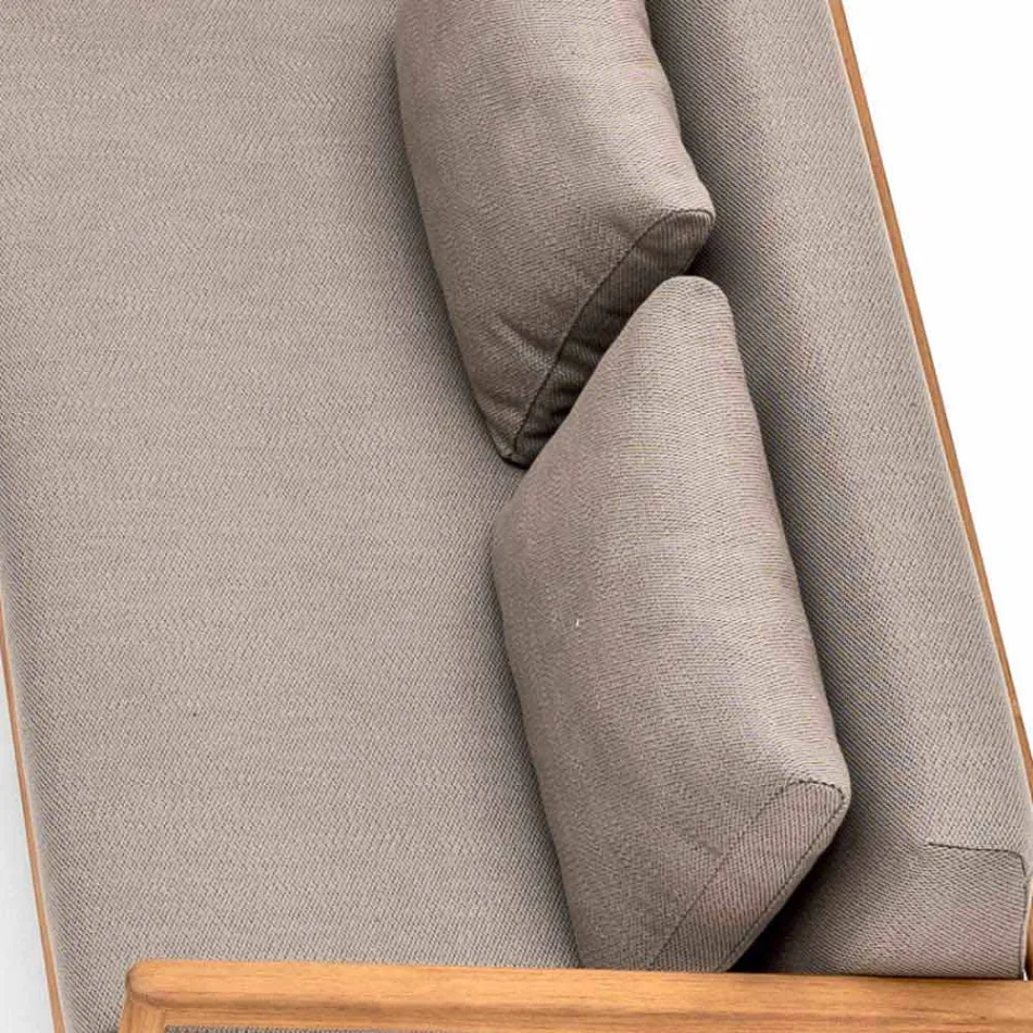 Sofá moderno ao ar livre Varaschin Bali com almofadas acolchoadas Viadurini