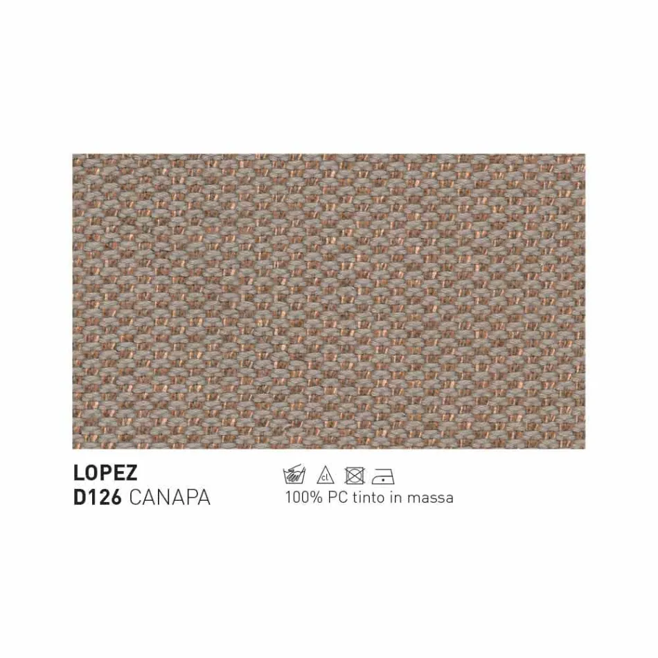 Sofá moderno ao ar livre Varaschin Bali com almofadas acolchoadas Viadurini