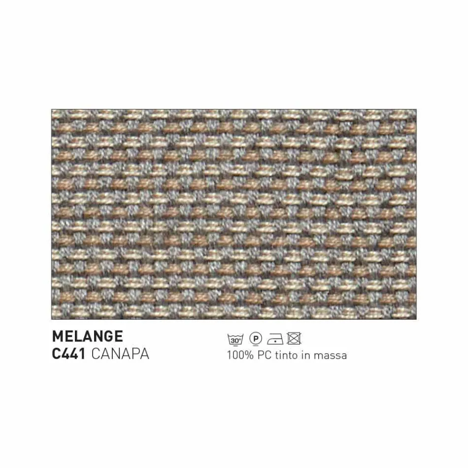 Modern Varaschin Emma sofá ao ar livre em tecido e metal Viadurini