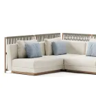 Sofá de jardim modular feito na Itália - Rubik Viadurini