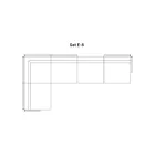 Sofá de jardim modular feito na Itália - Rubik Viadurini