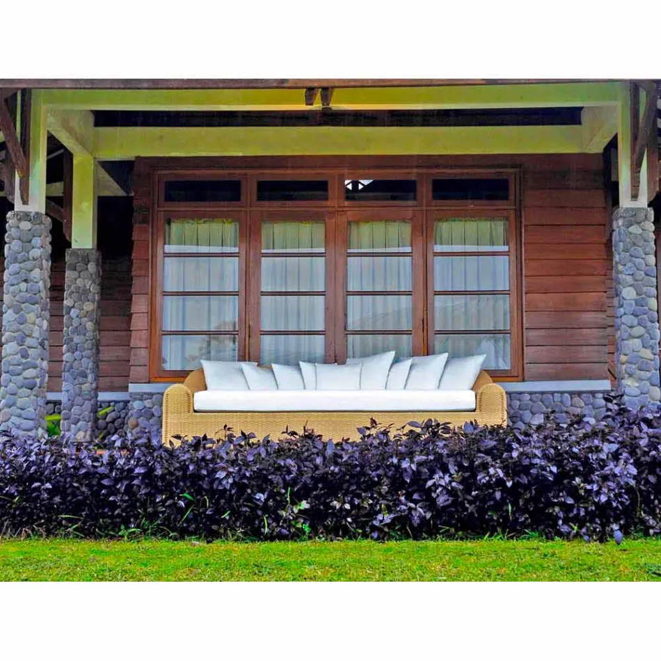 Sofá de jardim pela grande mão-tecido Cooper Viadurini