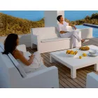 Jut by Vondom sofá de jardim, em resina de polietileno, design Viadurini