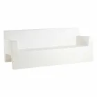 Jut by Vondom sofá de jardim, em resina de polietileno, design Viadurini