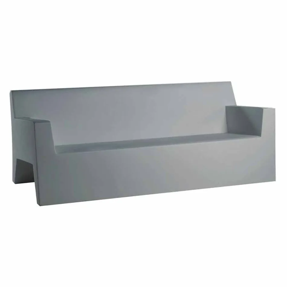 Jut by Vondom sofá de jardim, em resina de polietileno, design Viadurini