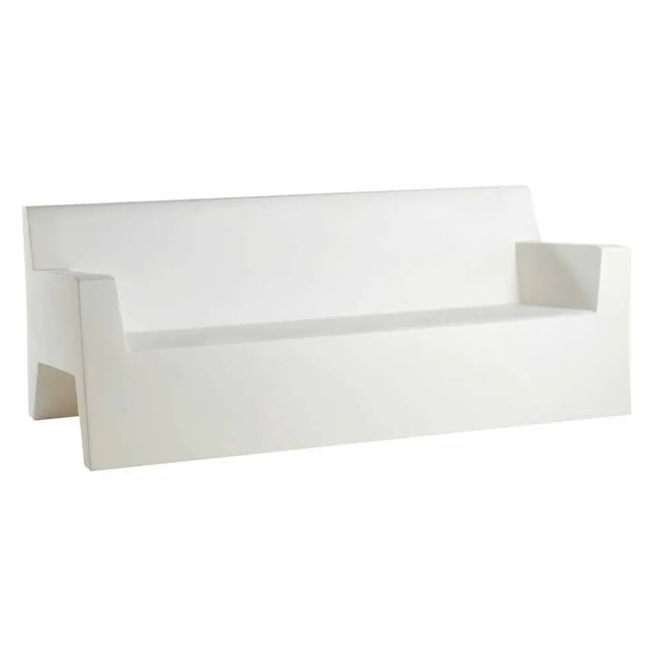 Jut by Vondom sofá de jardim, em resina de polietileno, design Viadurini