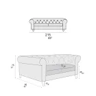 Sofá interno disponível em diferentes tamanhos Made in Italy - Vivace Viadurini