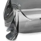 Sofá design moderno em plexiglass Jolly defumado, feito na Itália Viadurini