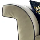 Sofá 3 lugares estofado de design Grilli Shell feito à mão na Itália Viadurini