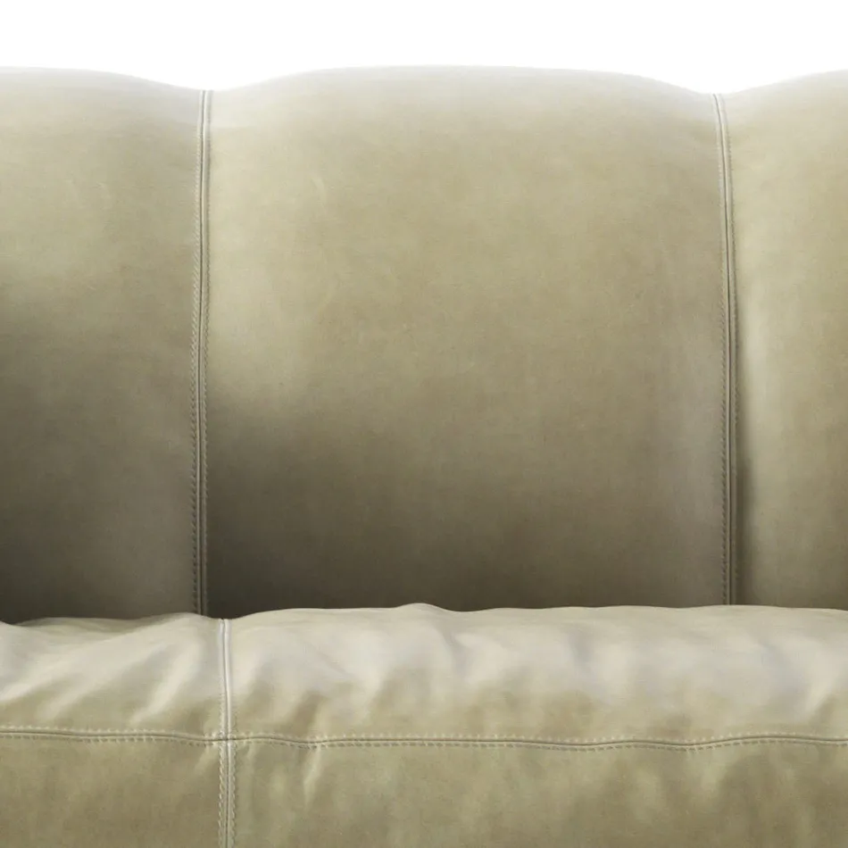 Sofá 3 lugares estofado de design Grilli Shell feito à mão na Itália Viadurini